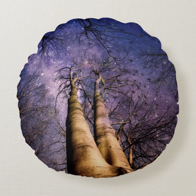 Almofada Redonda Floresta Encantada (Frente)