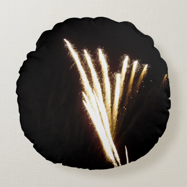 Almofada Redonda Fogos de artifício (Frente)