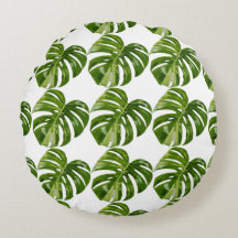 Folha de Monstera Albo — Decoração Botânica para C