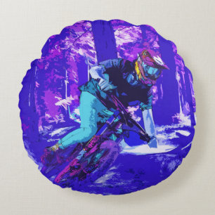 Almofada Redonda Forest Rider - BMX Racer