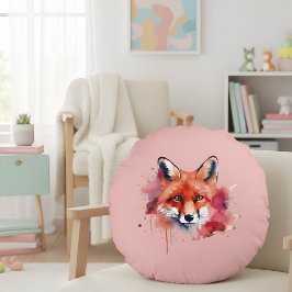 Almofada Redonda Fox Round Pillow