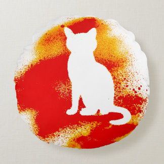 Almofada Redonda Freak Meow-t Fur Sure