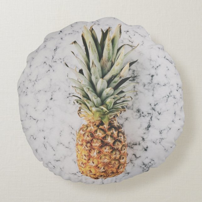 Almofada Redonda Fruta de abacaxi (Verso)