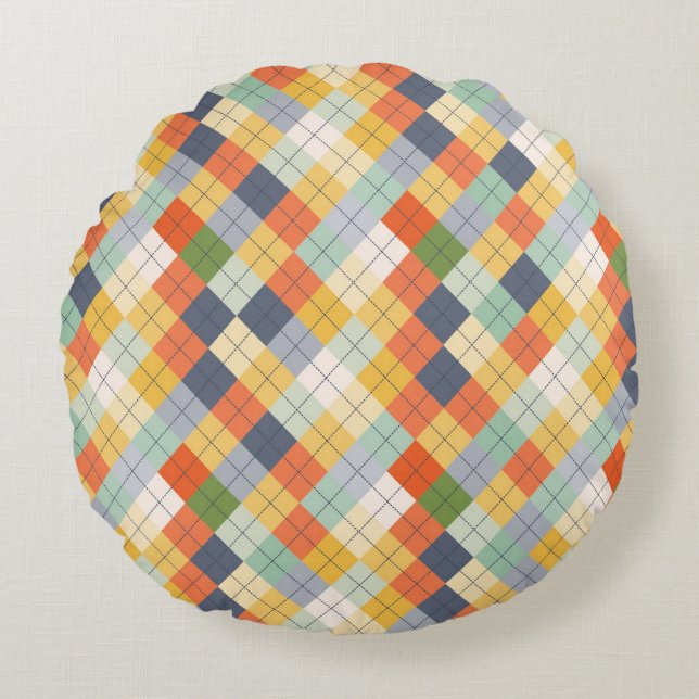 Almofada Redonda Fundo 2 da camisola (Frente)