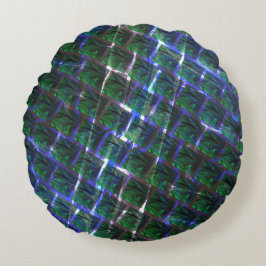 Almofada Redonda Fundo de imagem verde qualidade escura?