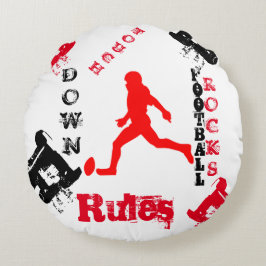 Almofada Redonda Futebol Americano