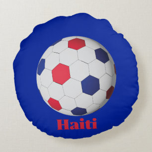 Almofada Redonda Futebol Haitiano