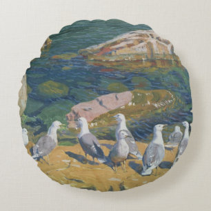 Almofada Redonda Gaivota, 1910