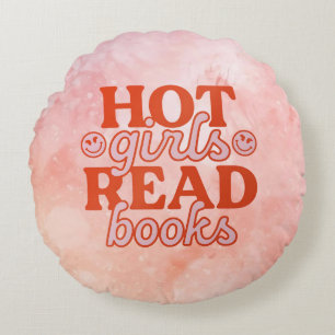 Almofada Redonda Garotas Quentes Lêem Livros