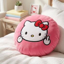 Almofada Redonda Gatinha