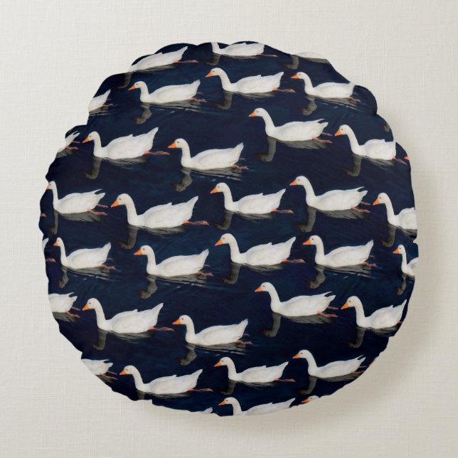 Almofada Redonda Geese Pattern (Frente)