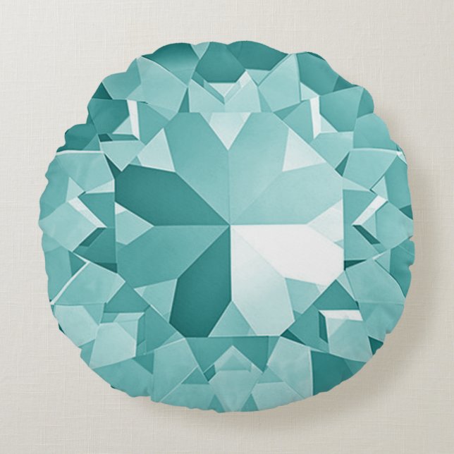 Almofada Redonda Gem Design (Frente)