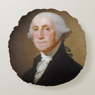 Almofada Redonda George Washington, c.1821 (óleo em canvas)