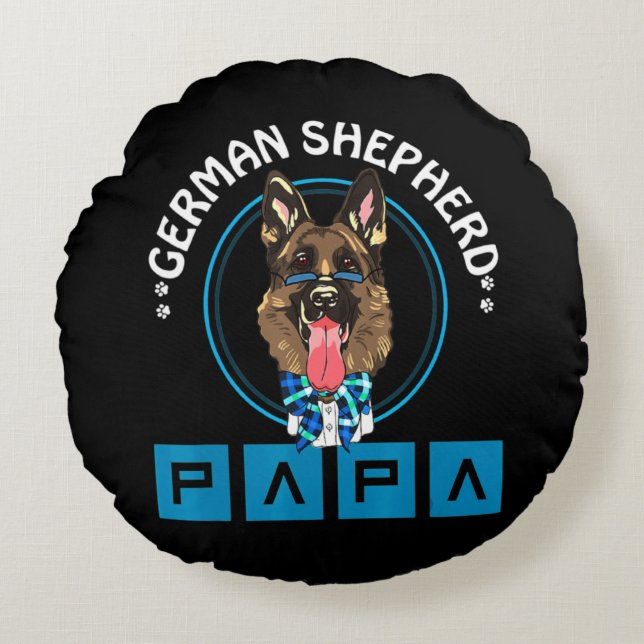 Almofada Redonda German shepherd essencial (Frente)