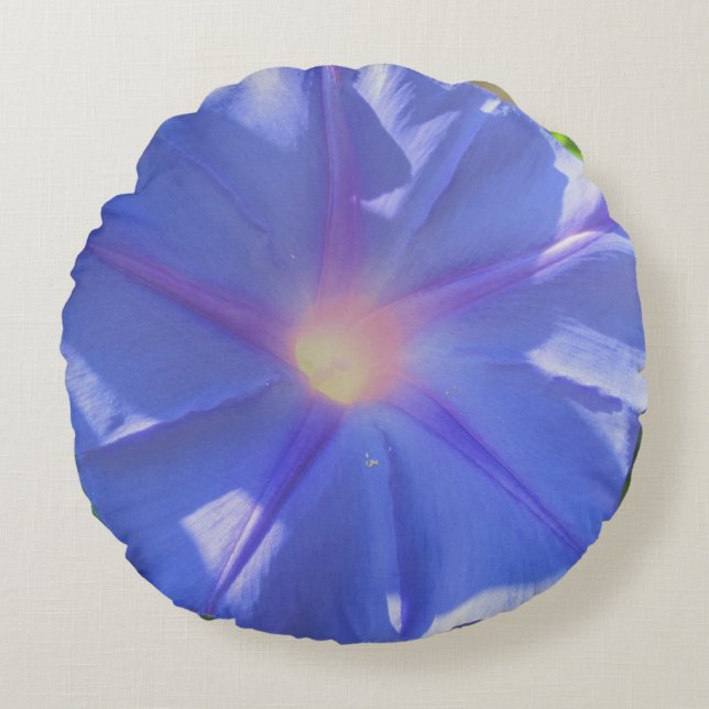 Almofada Redonda glória matinal (Frente)