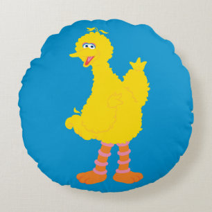 Almofada Redonda Gráfico do Big Bird