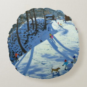 Almofada Redonda Grande Snowball Zermatt