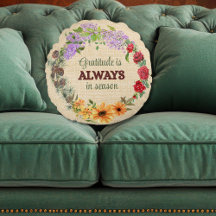 Gratitude in Every Season Floral Wreath