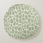 Almofada Redonda Green Giraffe Print<br><div class="desc">Green Giraffe Print</div>