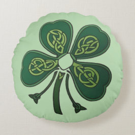 Almofada Redonda Green Shamrock 2025