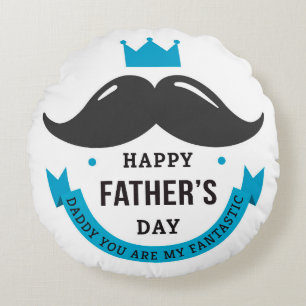 Almofada Redonda Happy Father's Day