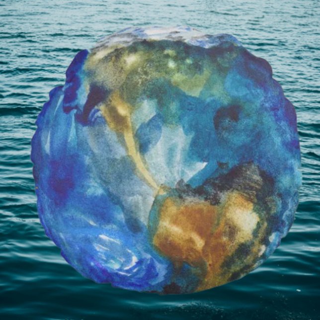 Almofada Redonda Harmonia Global (Criador carregado)