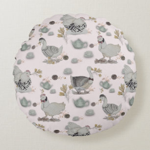 Almofada Redonda Haute Couture Impressão Kidsroom