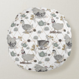 Almofada Redonda Haute Couture Impressão Kidsroom