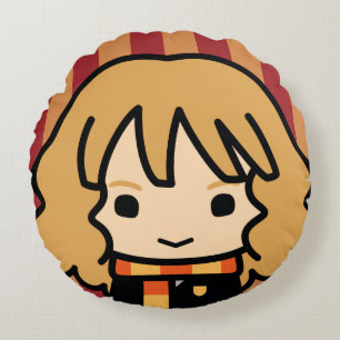 Almofada Redonda Hermione Granger Personagem de desenho animado Art