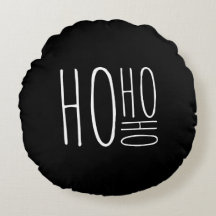 HO HO HO Feliz Natal Estilo Farmhouse Chic Preto