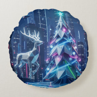 Almofada Redonda Holiday Throw Pillow