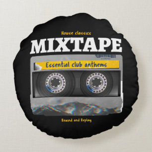 Almofada Redonda House Classics Mixtape Club Anthems