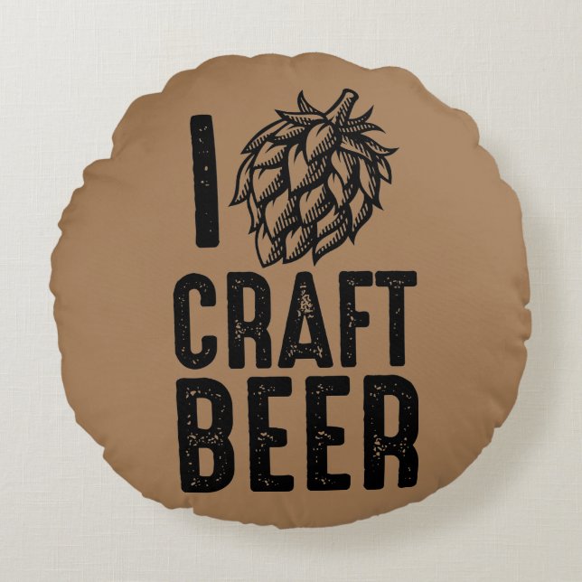 Almofada Redonda I Salto Cerveja (Frente)