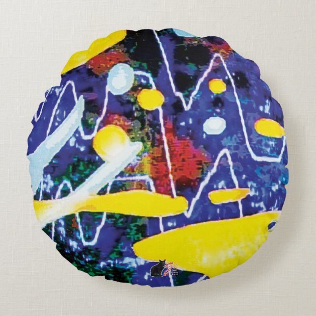 Almofada Redonda Imagem KC Sines (Frente)