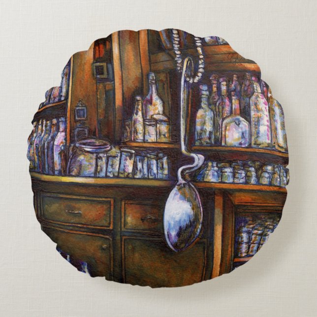 Almofada Redonda Implicitamente Compreendido (Frente)