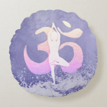 Indicador de Meditação Yoga Pose Om