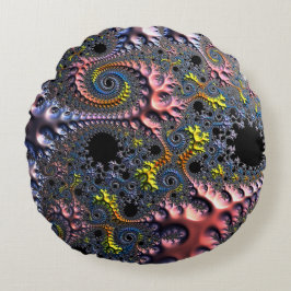 Almofada Redonda Infinite Spiral Realms