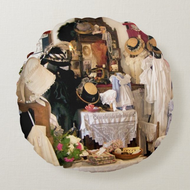 ALMOFADA REDONDA INGLATERRA VITORIANA (Frente)