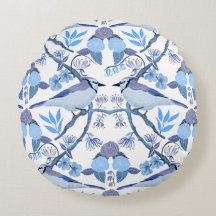 Inspirado em William Morris Bluejay Botânico
