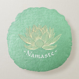 Almofada Redonda Instrutor de Meditação do Dourado Lotus Yoga Studi