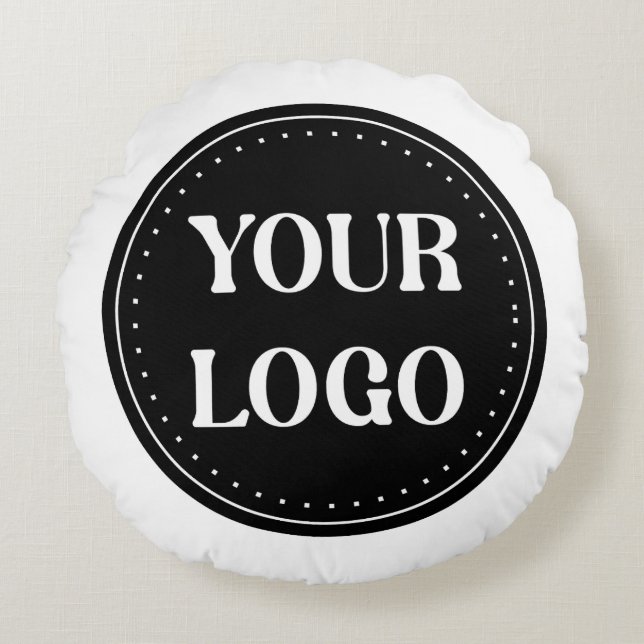 Almofada Redonda Inteligente, contemporâneo, polido e personalizáve (Frente)