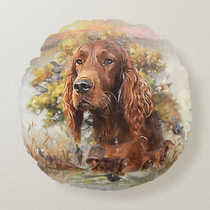 Almofada Redonda Irish Setter - Ultimate Upland Bird Dog