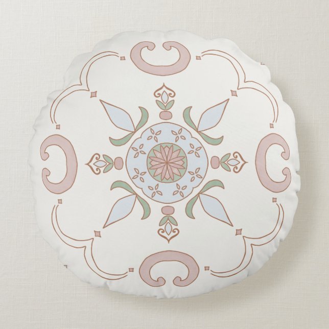 Almofada Redonda Japandi (Frente)