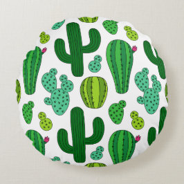 Almofada Redonda Jardim Cactus