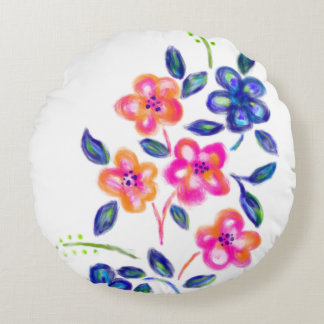 Almofada Redonda Jardim Flor