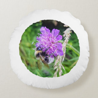 Almofada Redonda Jede Blüte zählt – Rundes Dekokissen