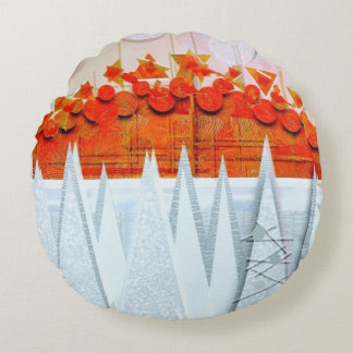 ALMOFADA REDONDA JESSICA ANNE FRANK "WINTER" 