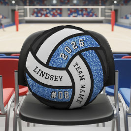 Almofada Redonda Jogador de Voleibol - Lente Azul