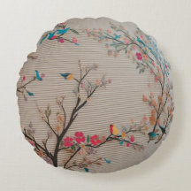 Jogar travesseiro redondo