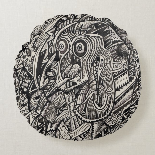 Almofada Redonda Jonah Complex (Frente)